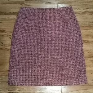Norton McNaughton pink Tweed skirt